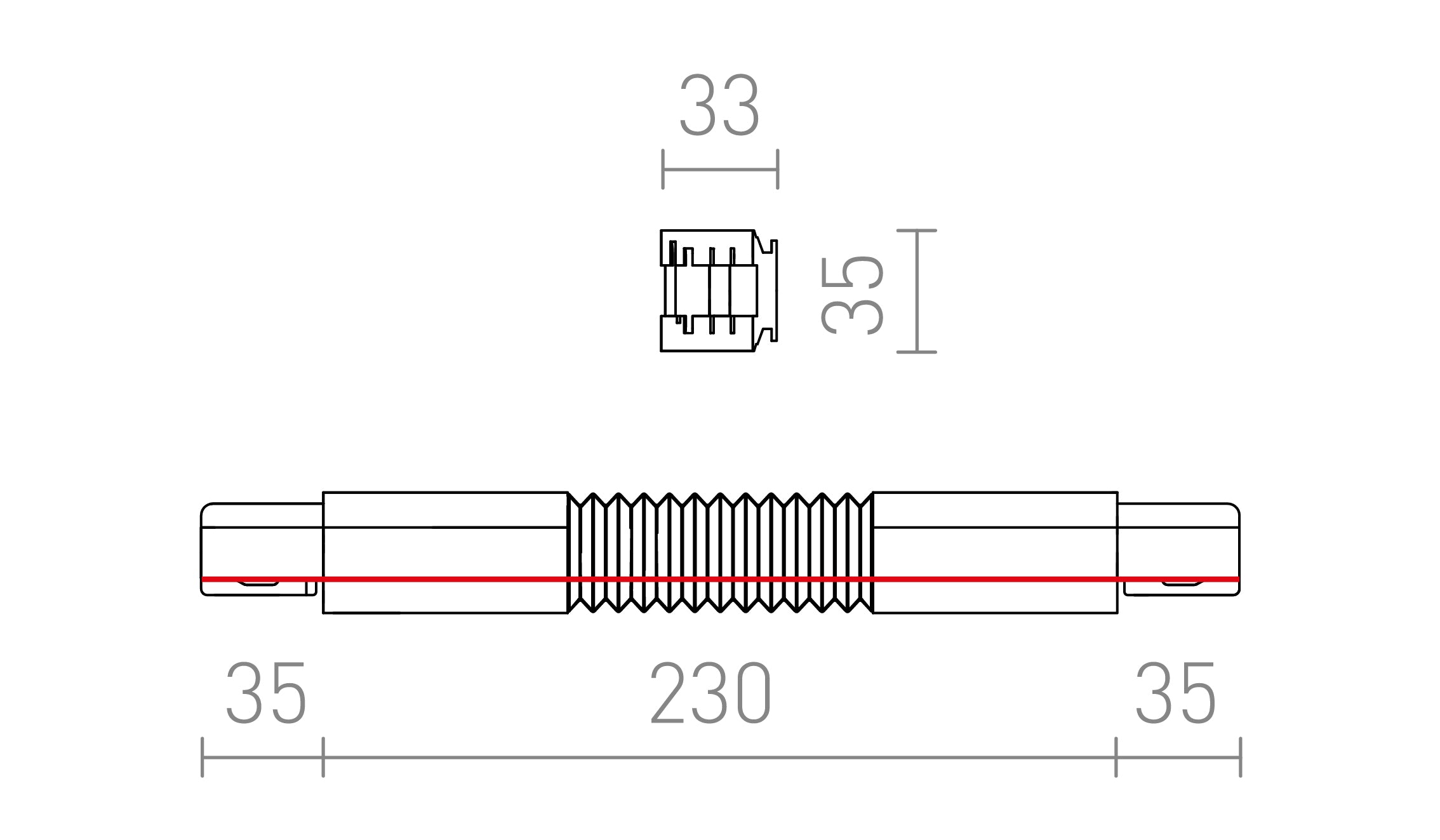 EUTRAC FLEXIBLE VERBINDUNG - Product sketch