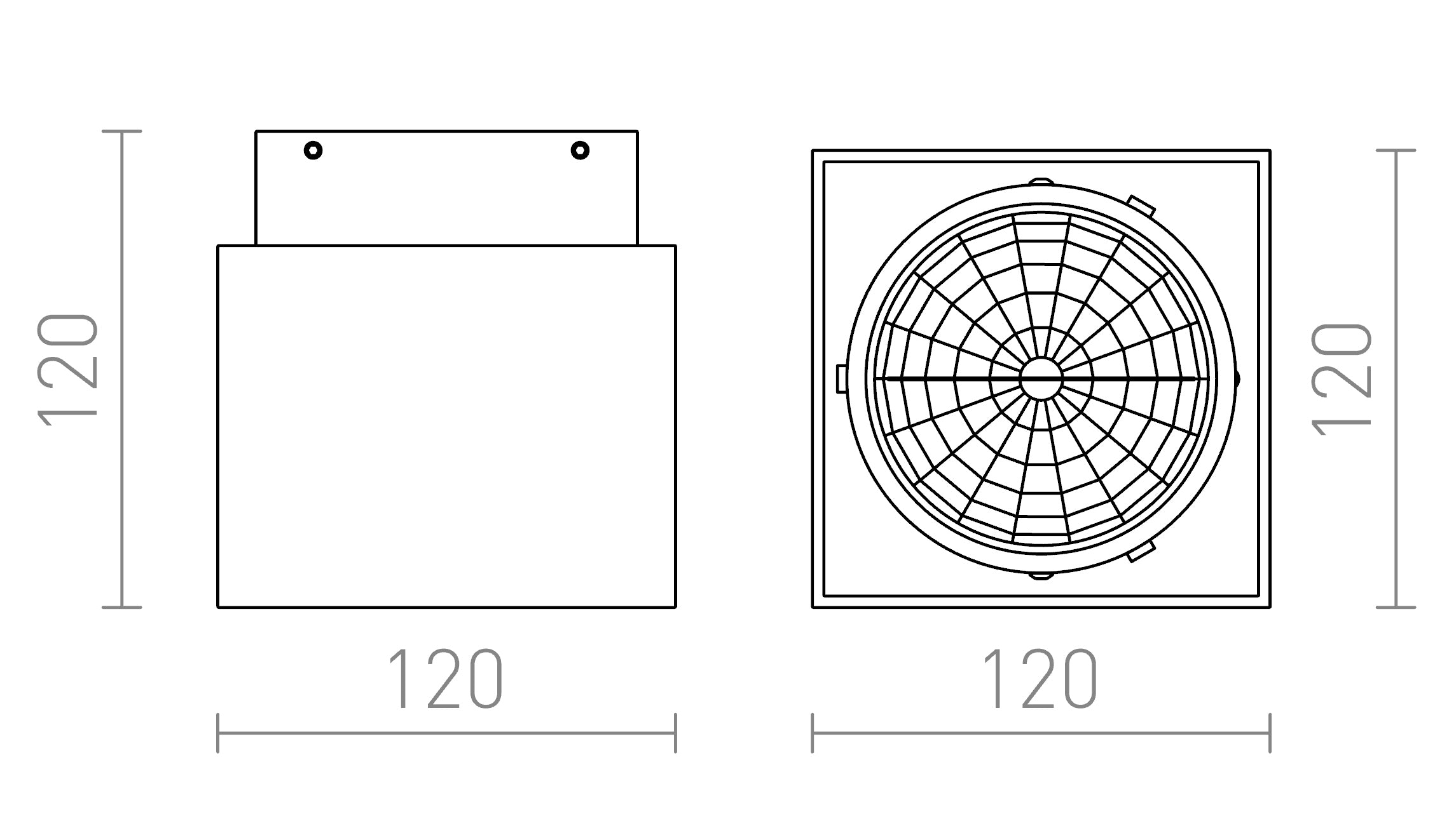 EX 111 Quaderförmig - Product sketch
