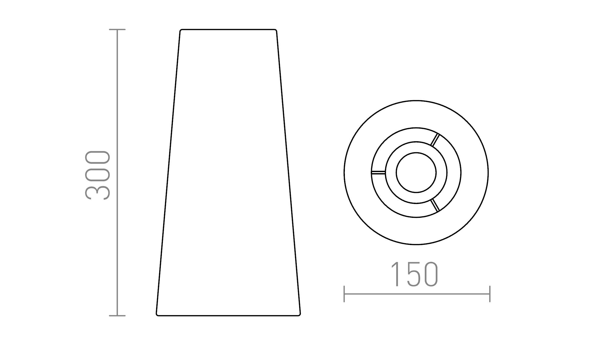CONNY 15/30 - Product sketch