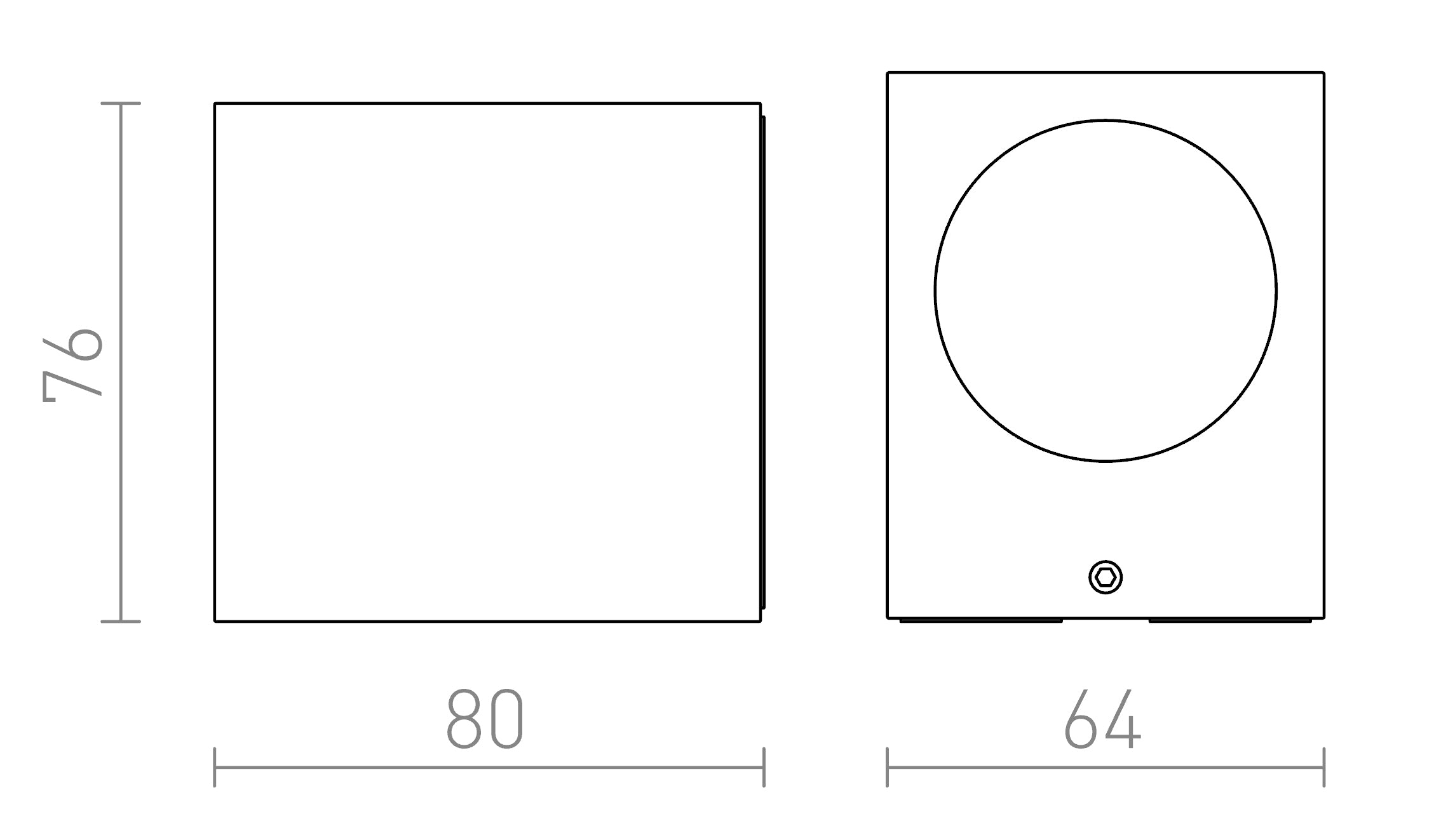 KUBI I - Product sketch