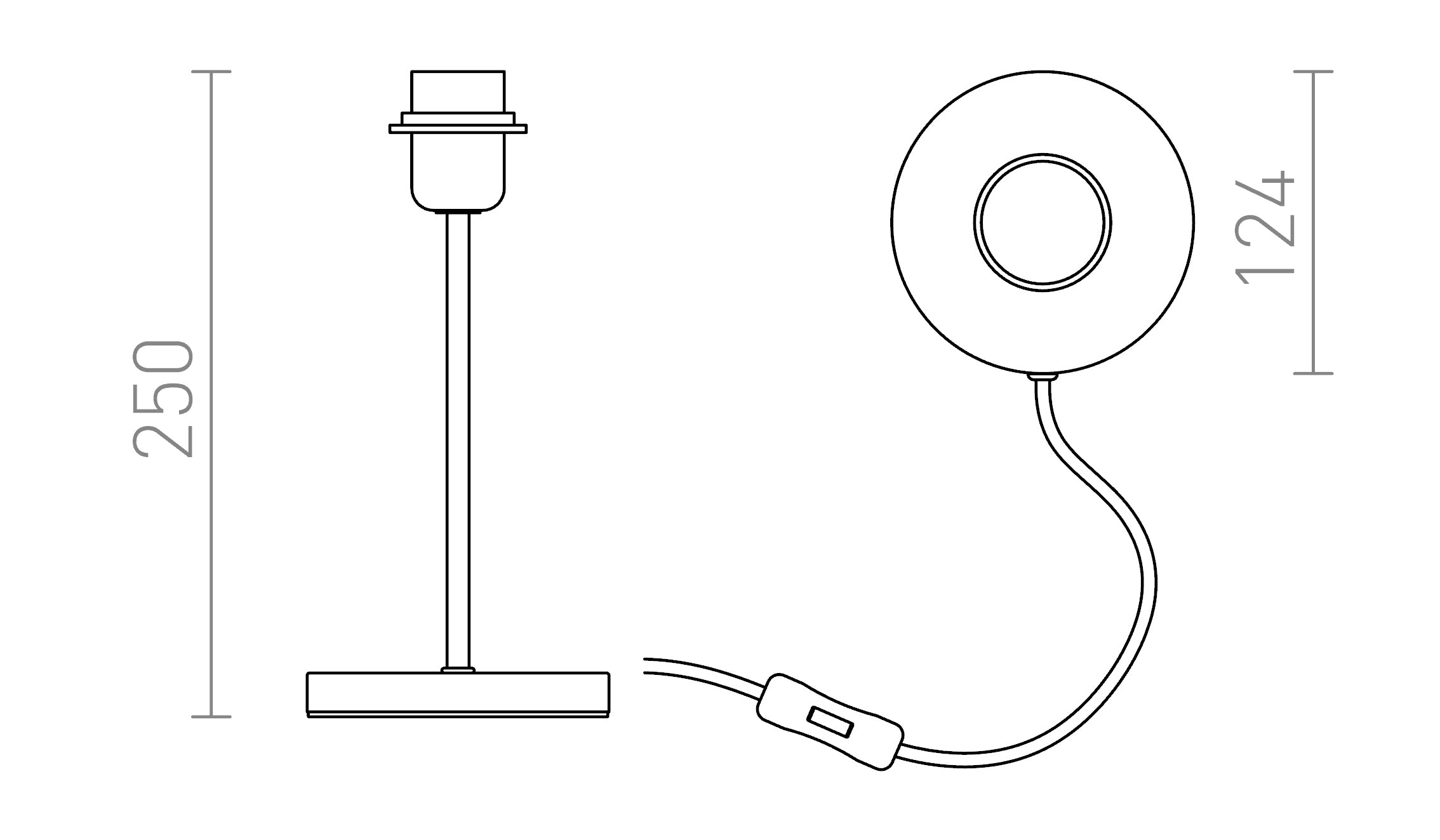 NYC TISCHSTÄNDER - Product sketch