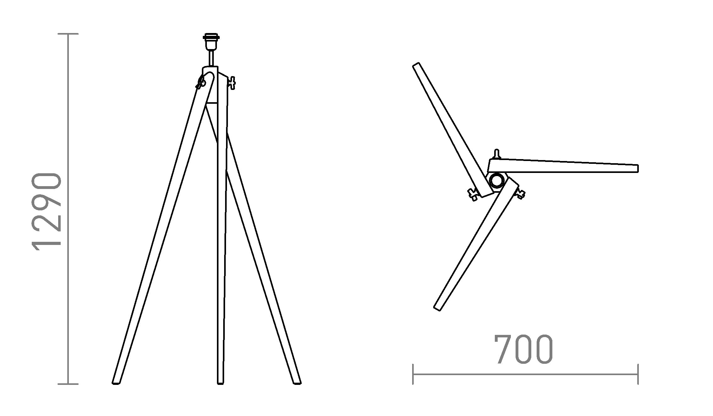AMBITUS STÄNDER - Product sketch