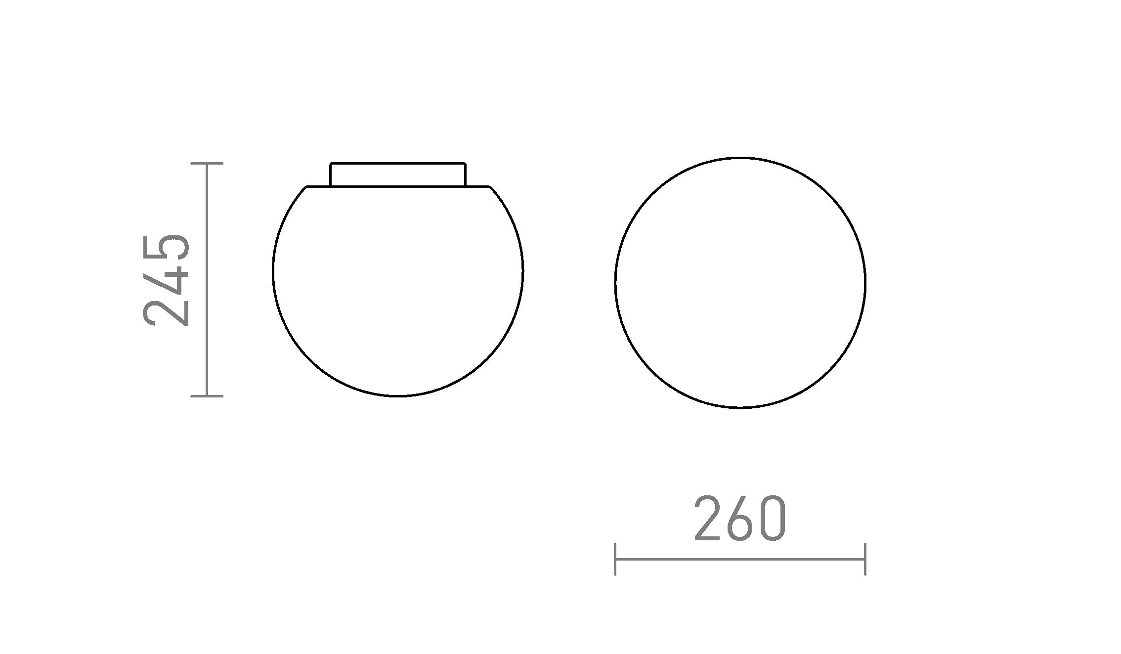 BOLLY 26 - Product sketch