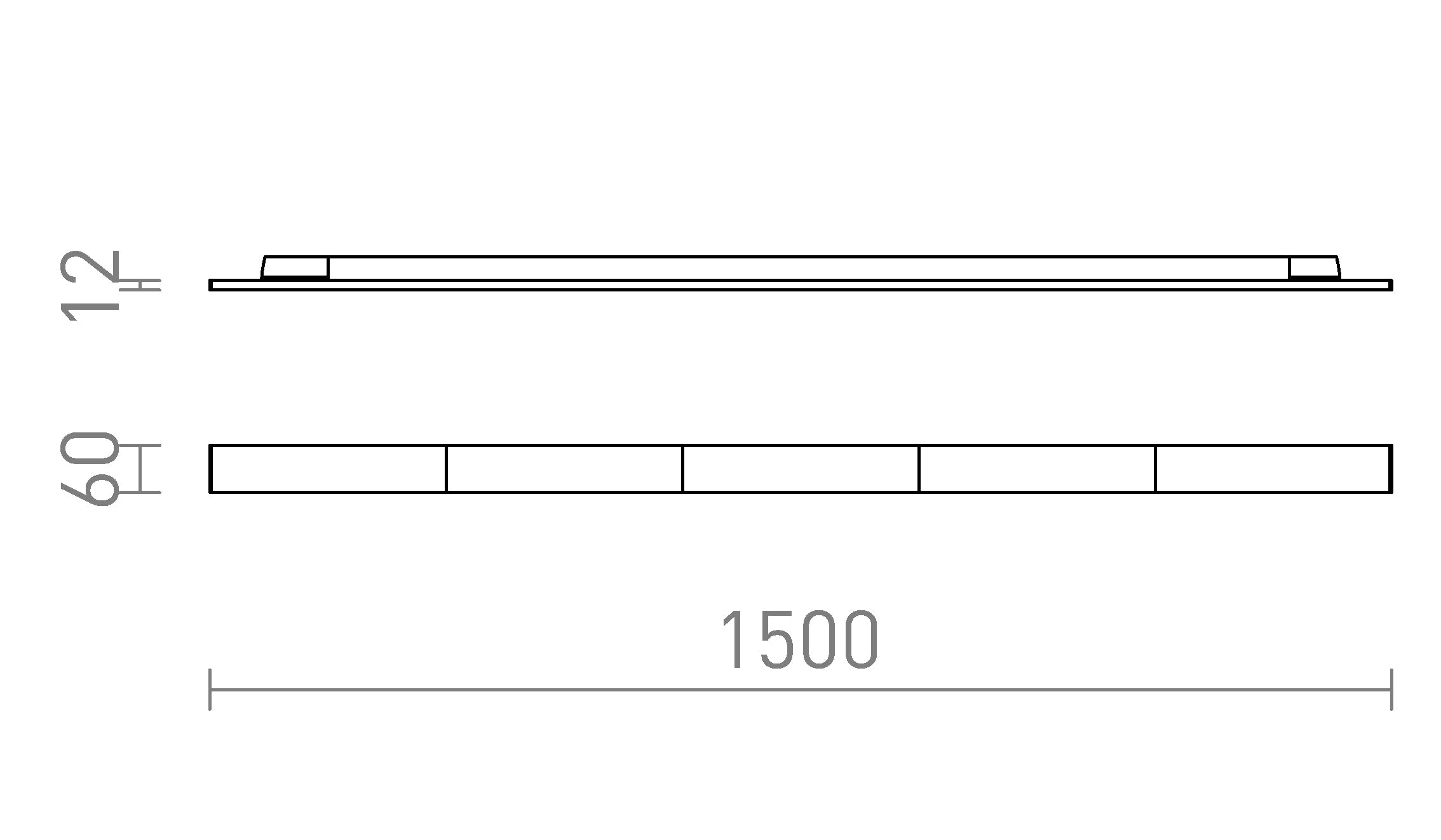FLATLINE 150 FÜR 3-PHASE-STROMSCHIENE  - Product sketch