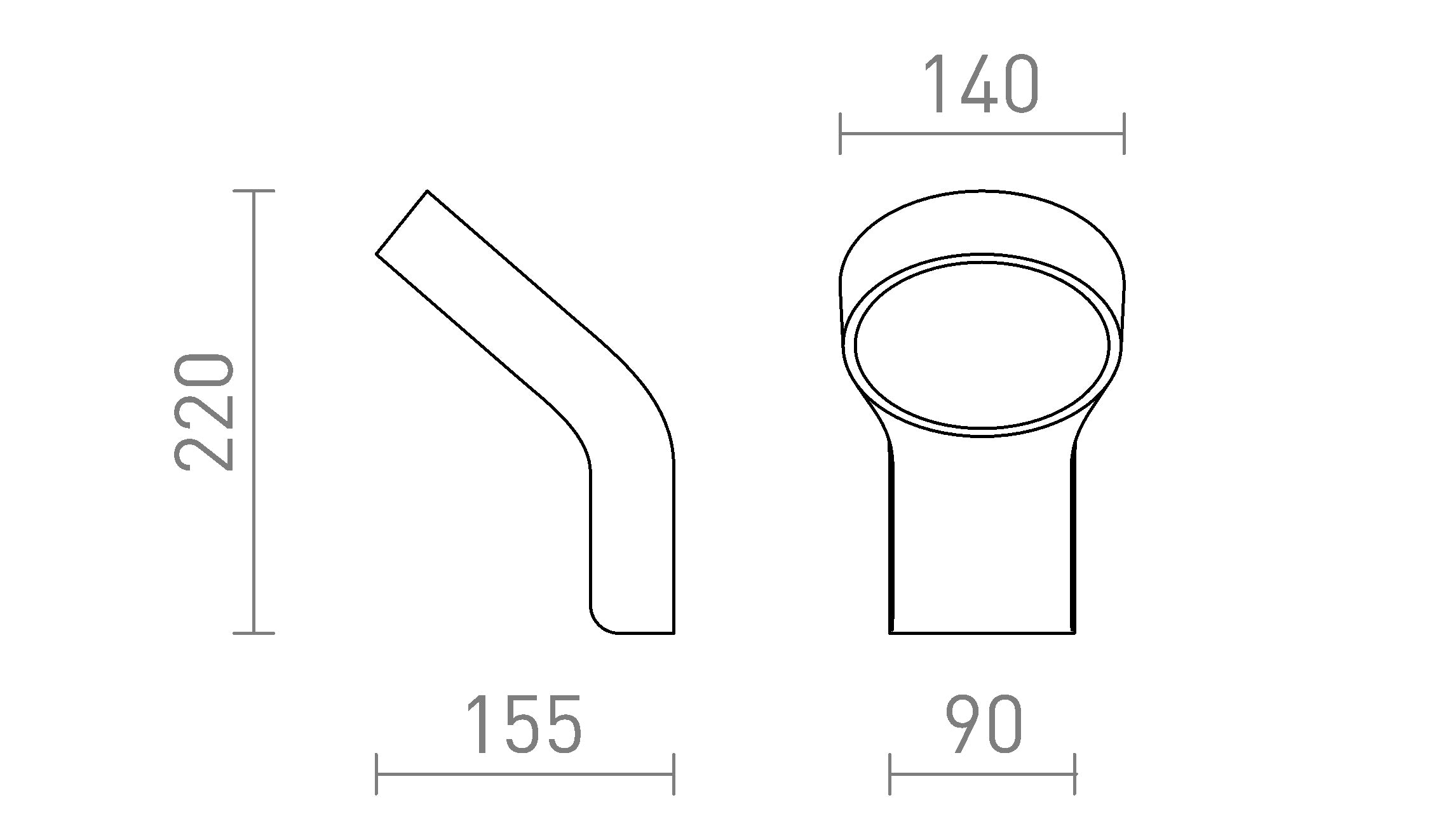 ELIA WANDLEUCHTE - Product sketch