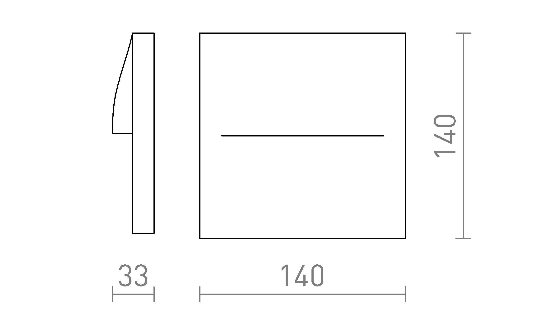 BOBO SQ - Product sketch