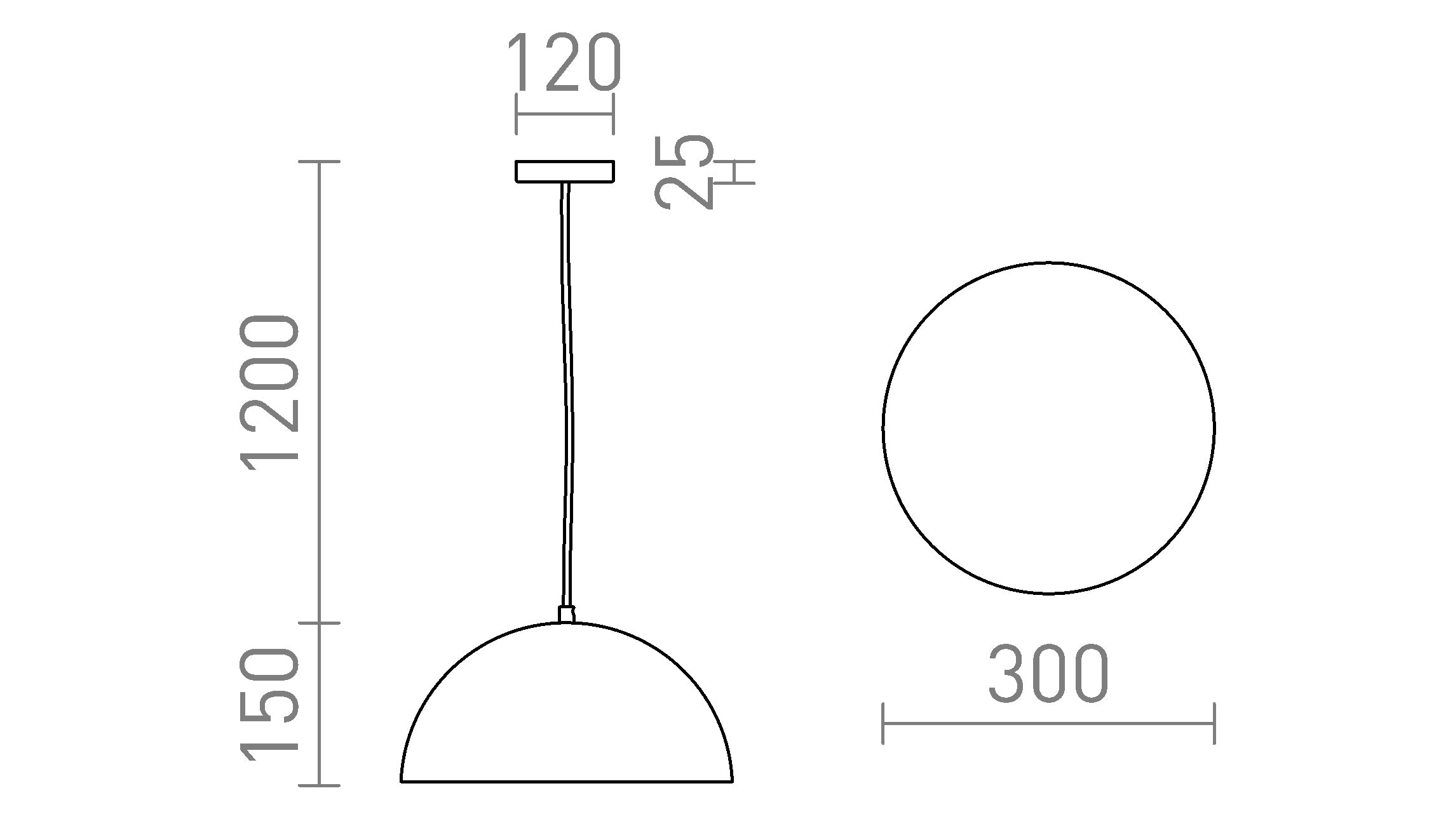 GLADYS 30 - Product sketch
