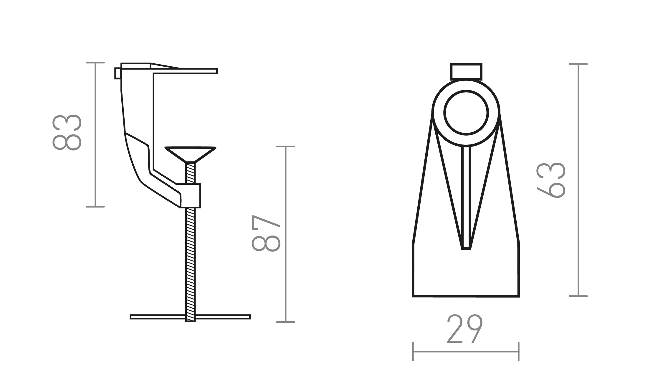 EMA HALTUNG - Product sketch