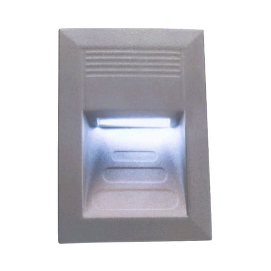 RENDL Outlet AMATO recessed silver grey 230V LED 0.9W IP54 5500k 45245 1