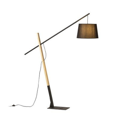 Holz-Stehleuchte