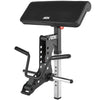 Biceps curl machine attachment