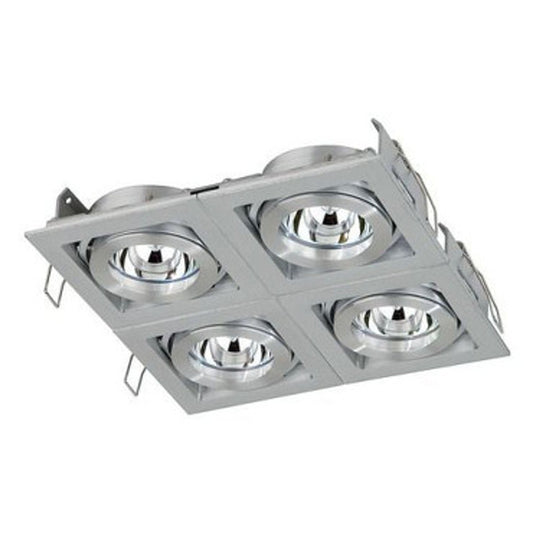 RENDL Outlet MANCHESTER IV recessed brushed aluminum 12V GU5,3 4x50W A0130604 1
