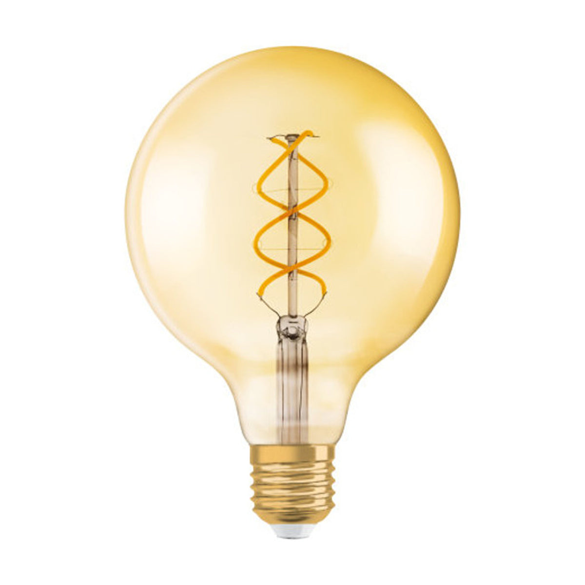 RENDL light source OSRAM Vintage Globe 125 SPIRAL amber 230V E27 LED EQ25 2000K G13152 1