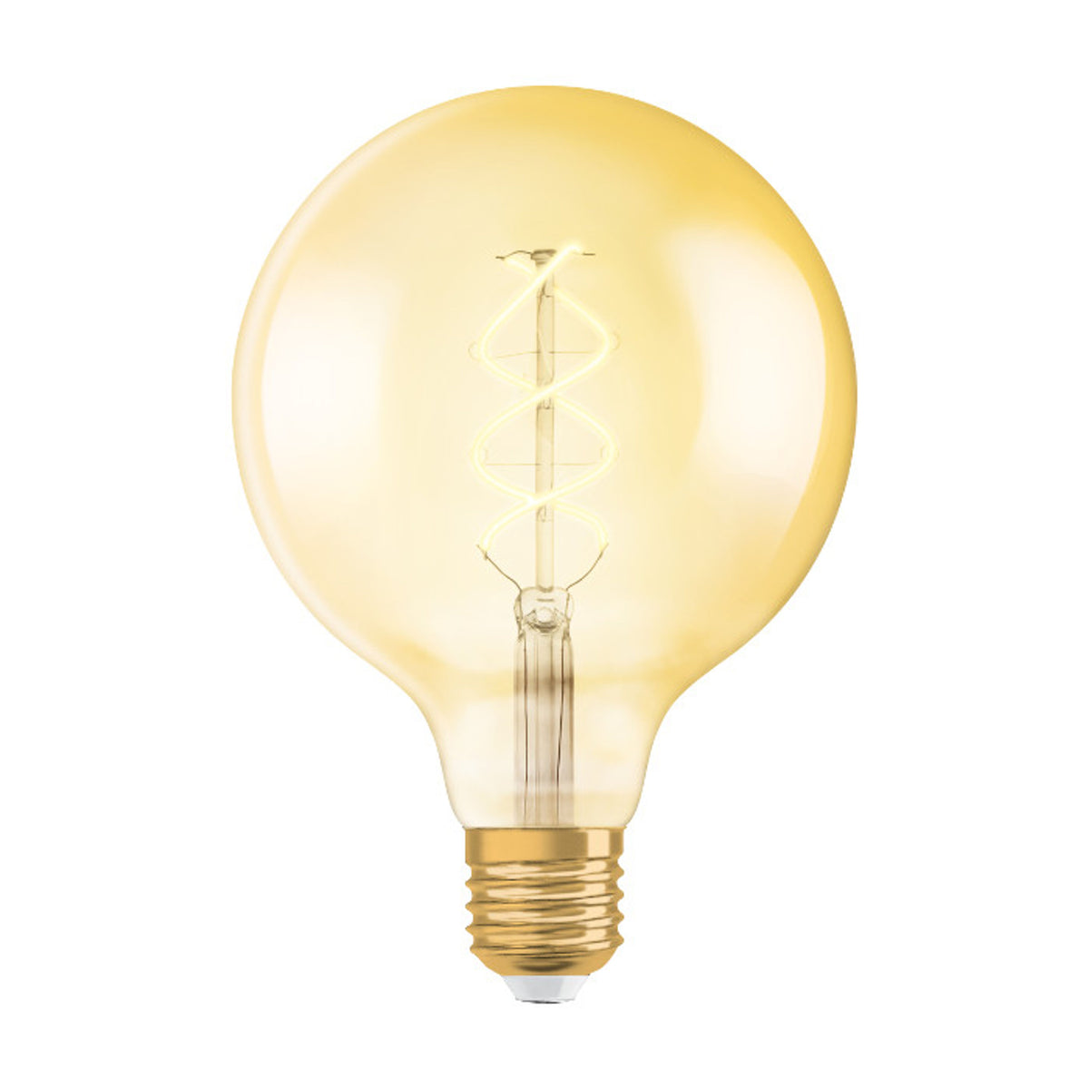 RENDL light source OSRAM Vintage Globe 125 SPIRAL amber 230V E27 LED EQ25 2000K G13152 2