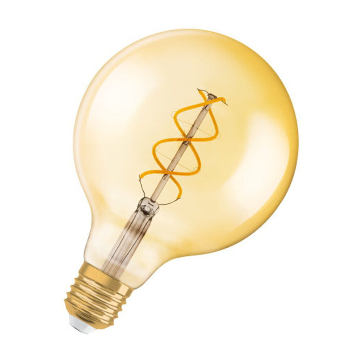 RENDL light source OSRAM Vintage Globe 125 SPIRAL amber 230V E27 LED EQ25 2000K G13152 3