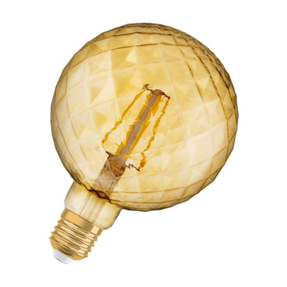 RENDL light source OSRAM Vintage Globe 125 DECO  amber 230V E27 LED EQ40 2500K G13311 1