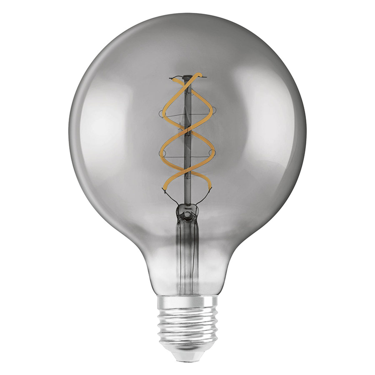 RENDL light source OSRAM Vintage Globe 125 SPIRAL  smoke-colored 230V E27 LED EQ15  1800K G13459 2