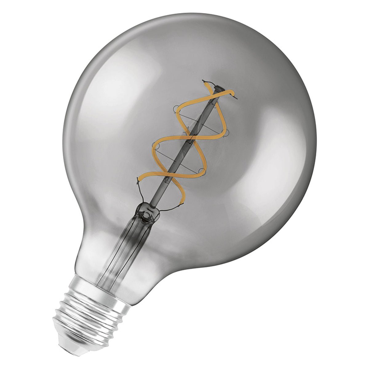 RENDL light source OSRAM Vintage Globe 125 SPIRAL  smoke-colored 230V E27 LED EQ15  1800K G13459 3