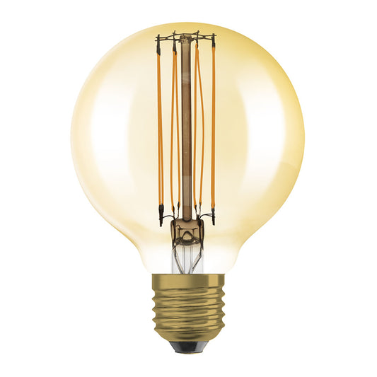 RENDL light source OSRAM Globe 80 DIMM amber 230V E27 LED EQ60 2200K G14436 1
