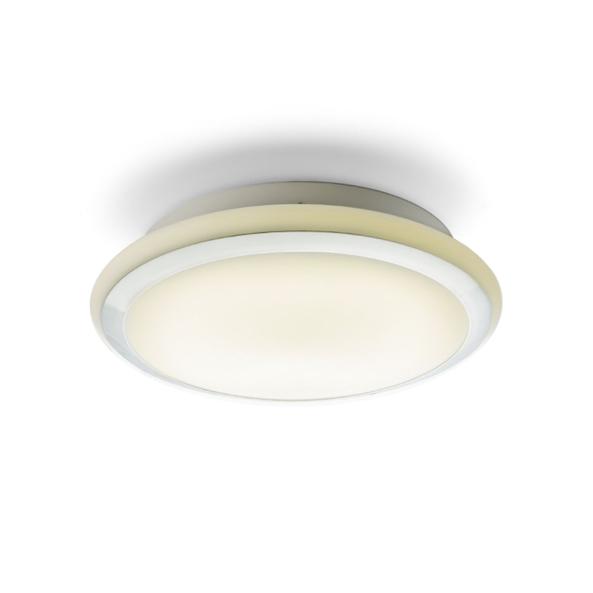 RENDL Outlet AREA 35 2D ceiling opal-colored glass/chrome 230V GR10q 28W IP44 R10109 1