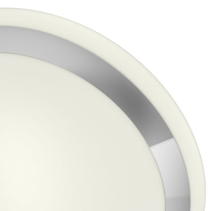 RENDL Outlet AREA 35 2D ceiling opal-colored glass/chrome 230V GR10q 28W IP44 R10109 2