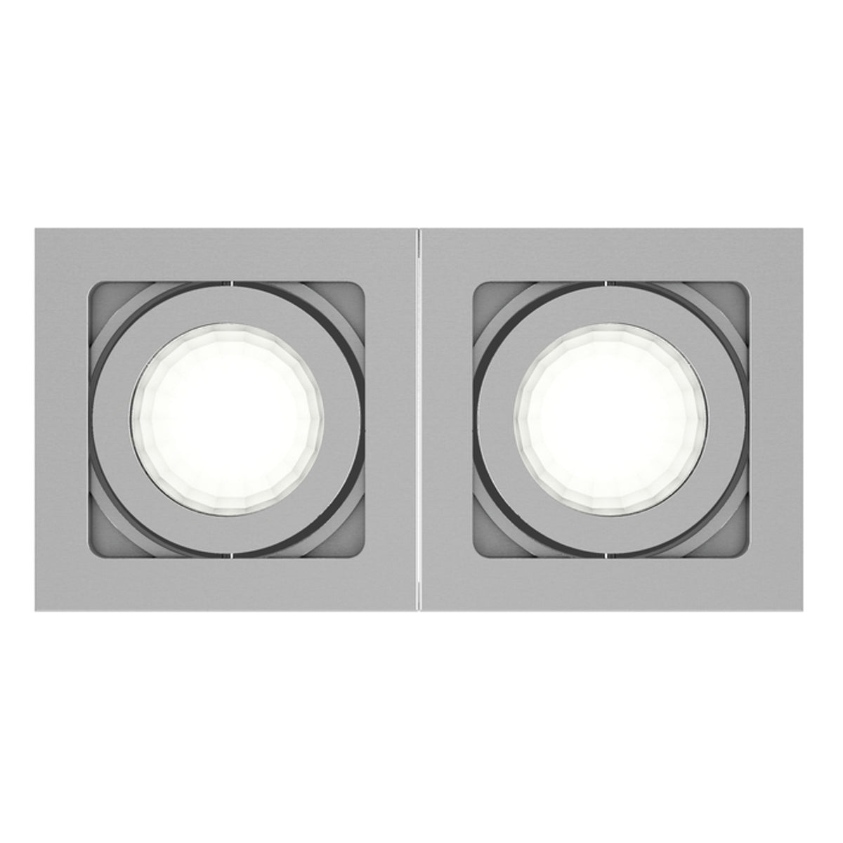 RENDL surface mounted lamp BERIT II ceiling aluminum 230V GU10 2x50W R10120 2