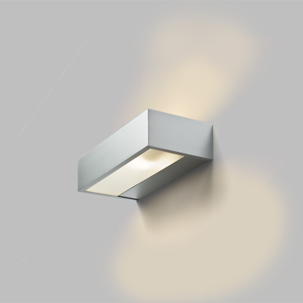 RENDL Outlet PRIO wall aluminum 230V E27 18W R10172 2