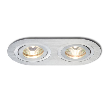 RENDL Outlet BIZZ II directional brushed aluminum 12V GU5,3 2x50W R10189 6
