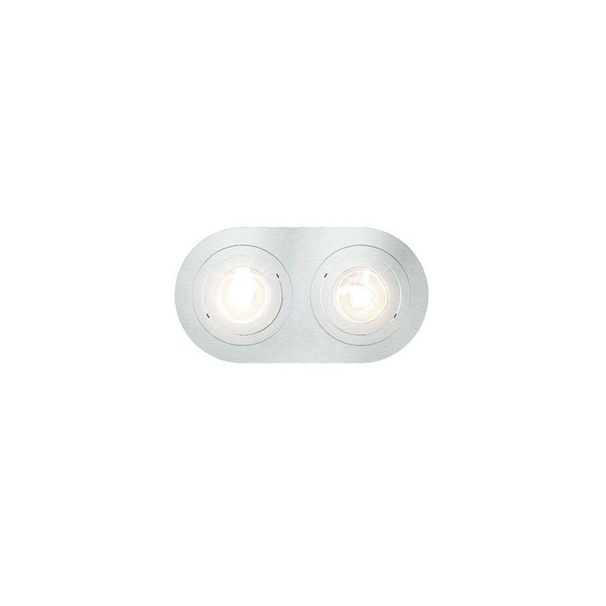 RENDL Outlet BIZZ II directional brushed aluminum 12V GU5,3 2x50W R10189 7