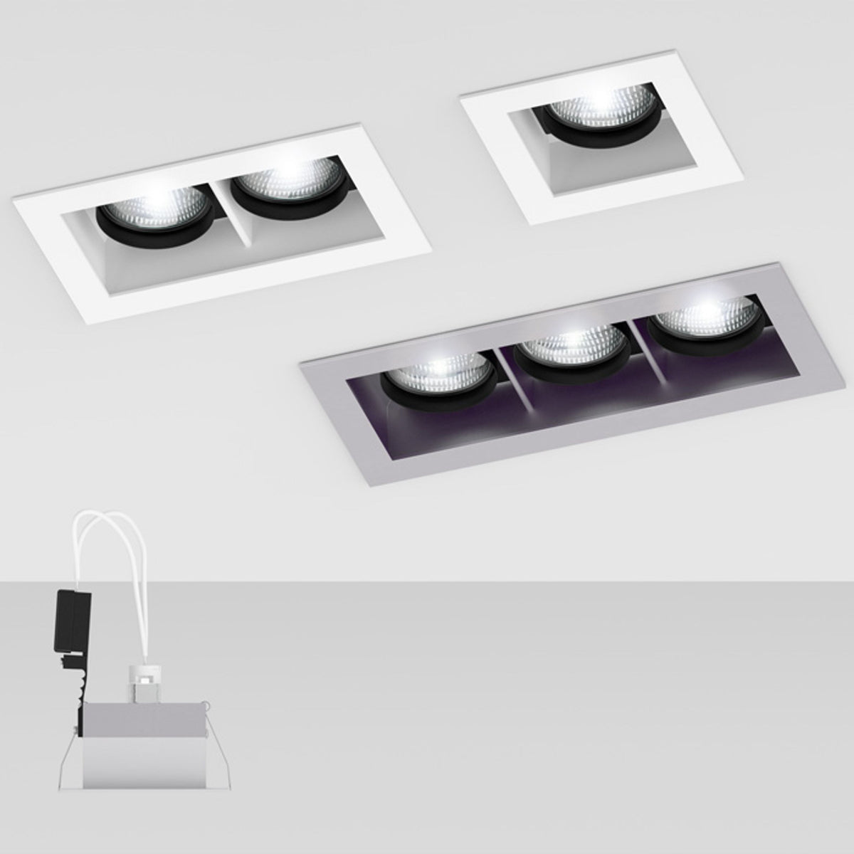 RENDL Outlet MONE I directional white 12V GU5,3 50W R10204 6