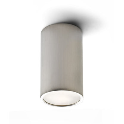 RENDL Outlet MEA ceiling cylindrical  brushed aluminum 230V LED E27 15W R10212 1
