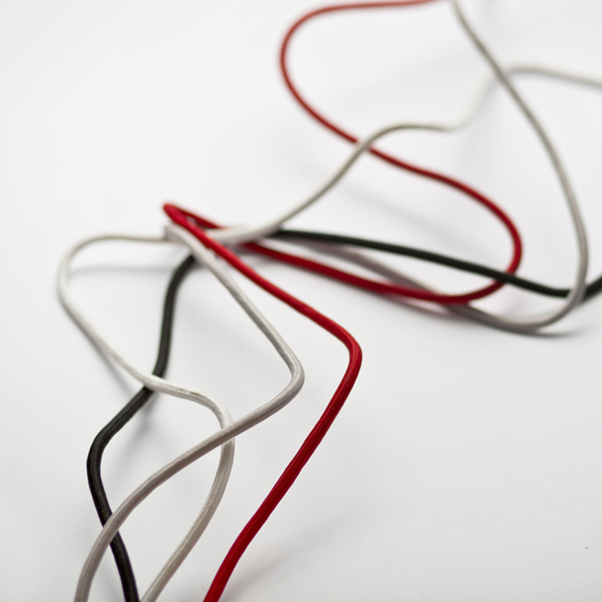 RENDL shades, shade bases, pendent sets FIT 3x0,75 4m textile cable black 230V  R10251 6