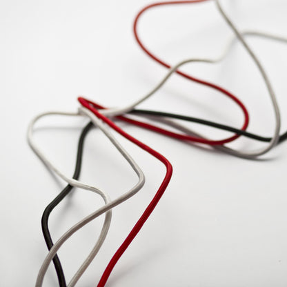 RENDL shades, shade bases, pendent sets FIT 3x0,75 4m textile cable black 230V  R10251 6