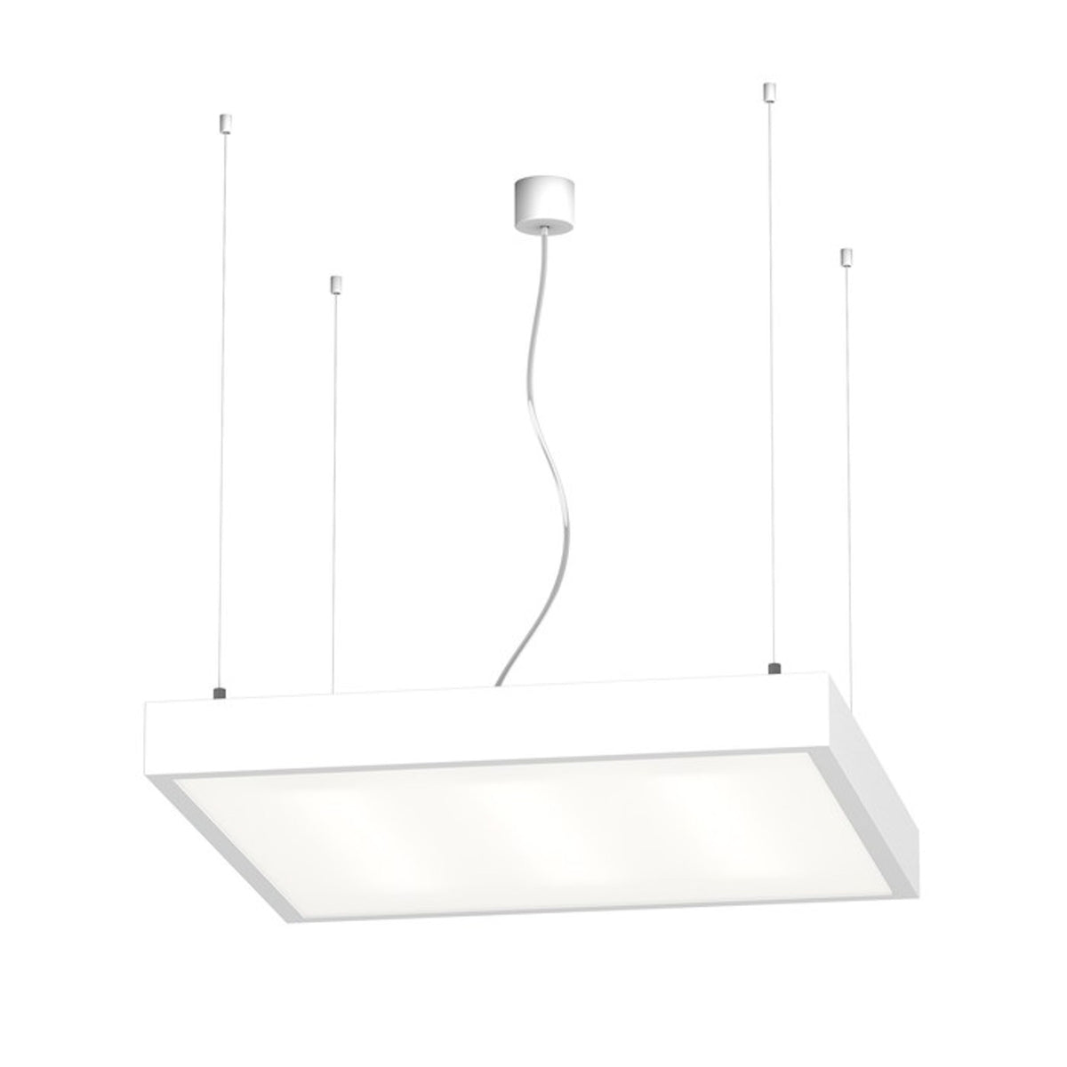 RENDL Outlet STRUCTURAL 55x55 pendant white  230V 2G11 3x36W R10259 1
