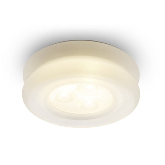 RENDL Outlet OSONA S round recessed satinated acrylic 230V/350mA LED 3x1W 3000K R10301 1