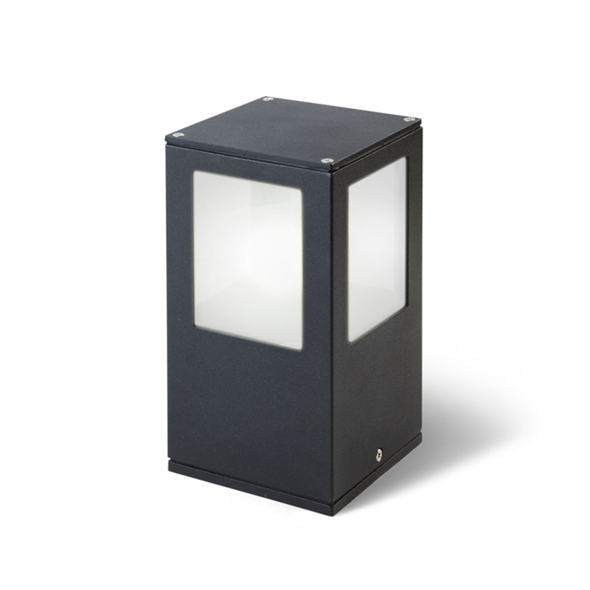 RENDL outdoor lamp PONDER 20 wall or bollard black  230V LED E27 15W IP44 R10367 1