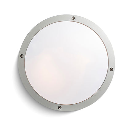 RENDL outdoor lamp SONNY ceiling silver grey  230V LED E27 2x15W IP54 R10383 1