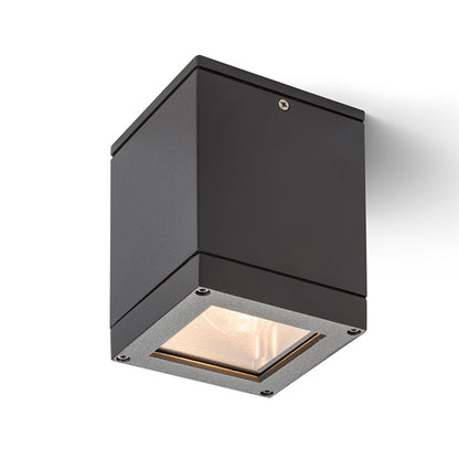 RENDL outdoor lamp QUADRA M ceiling anthracite grey  230V LED E27 8W IP54 R10385 1