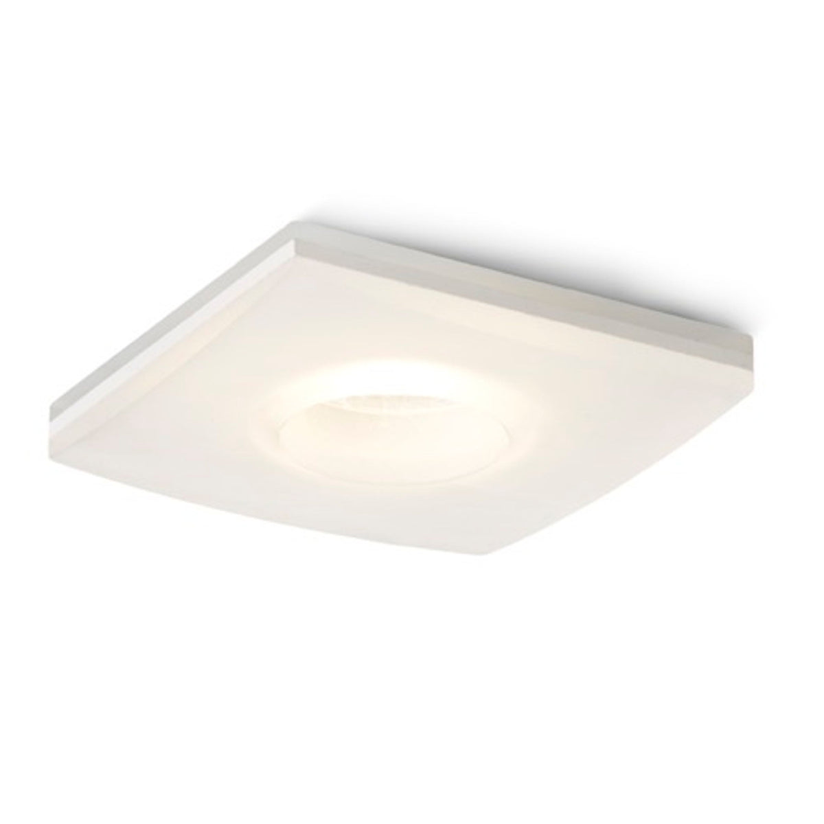 RENDL Outlet KAY SQ recessed satinated glass 230V/350mA LED 5W 3000K R10418 1