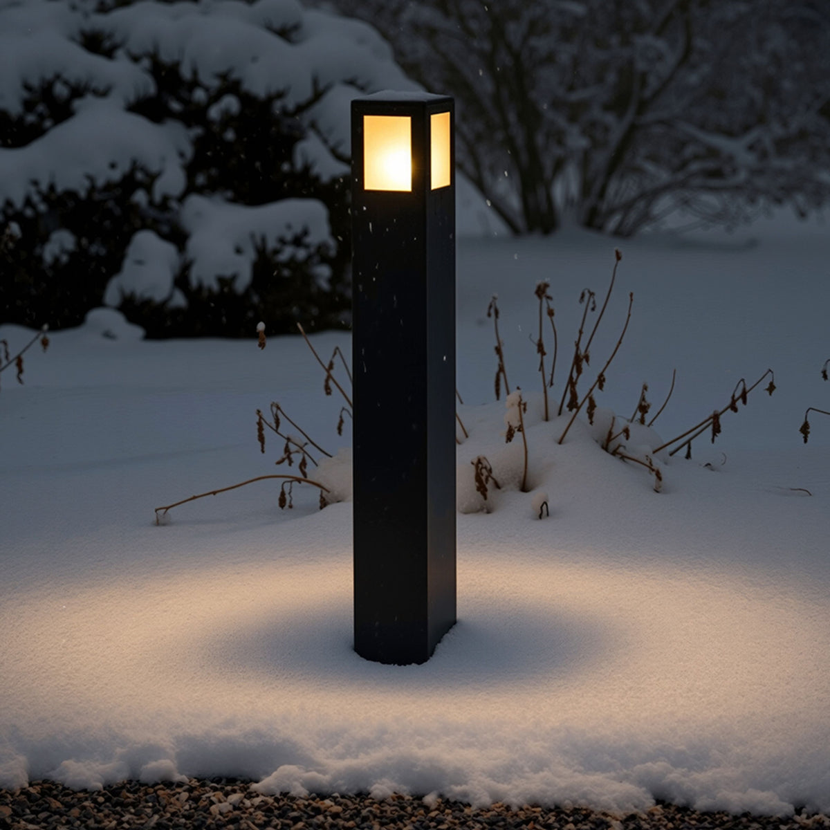 RENDL outdoor lamp PONDER 65 bollard black  230V LED E27 15W IP44 R10433 2