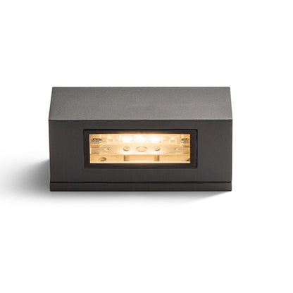 RENDL outdoor lamp WOOP wall anthracite grey  230V R7s 78mm 12W IP54 R10439 5