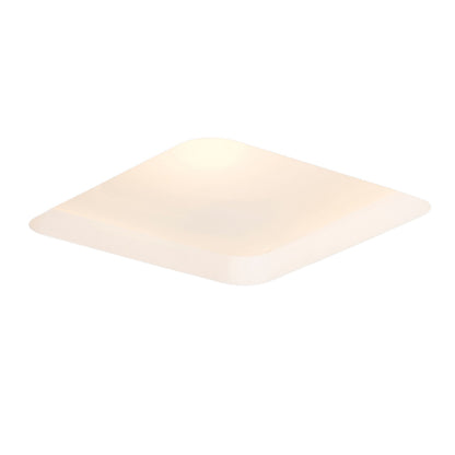 RENDL recessed light MIA SQ recessed  plaster/satinated glass 230V LED E27 2x11W R10443 1