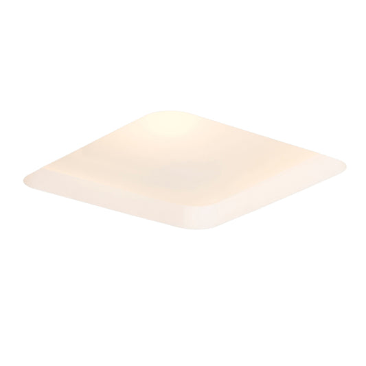 RENDL recessed light MIA SQ recessed  plaster/satinated glass 230V LED E27 2x11W R10443 1