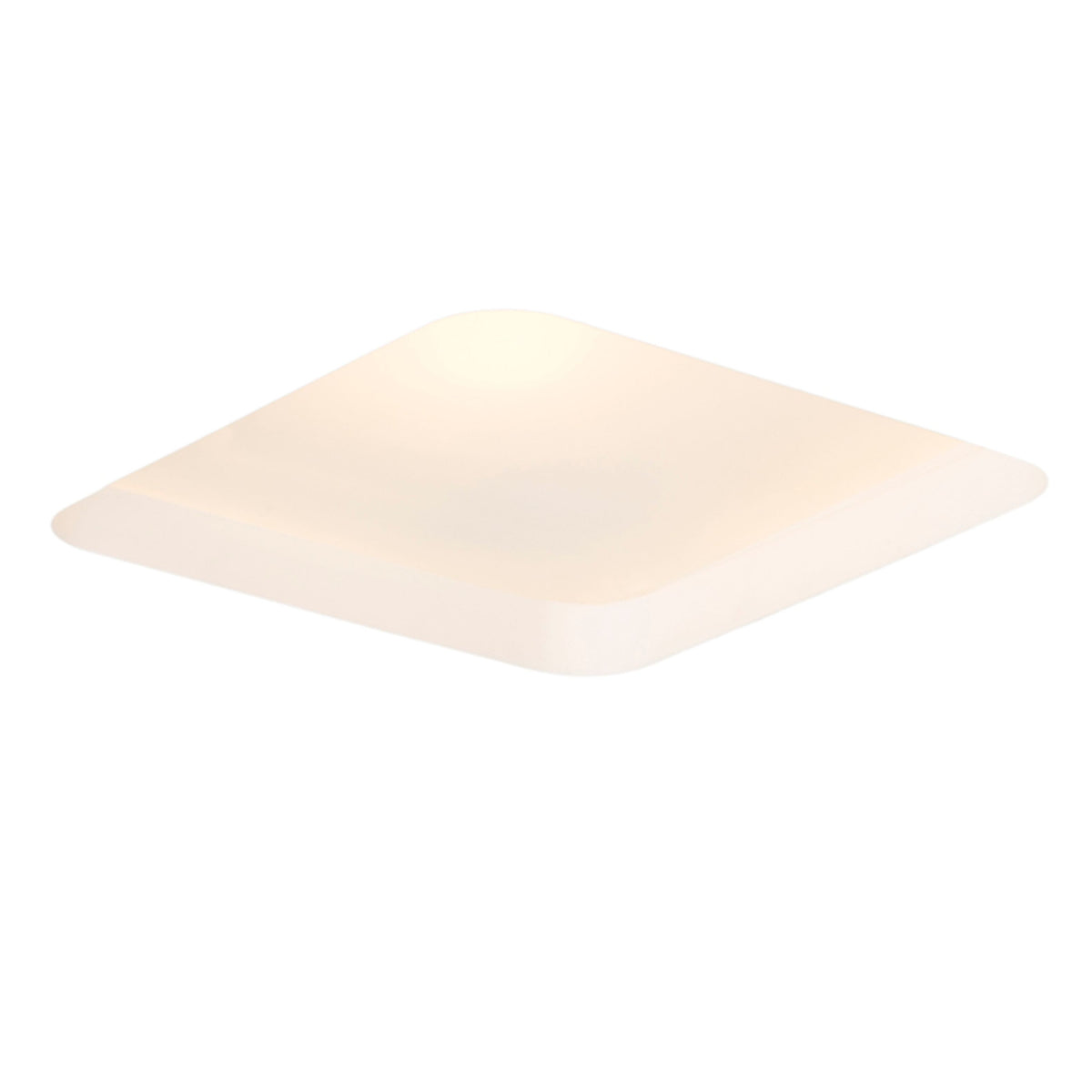 RENDL recessed light MIA SQ recessed  plaster/satinated glass 230V LED E27 2x11W R10443 4