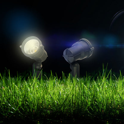 RENDL outdoor lamp GARY LED on spike grey 230V LED 10W 45° IP65 3000K R10527 4