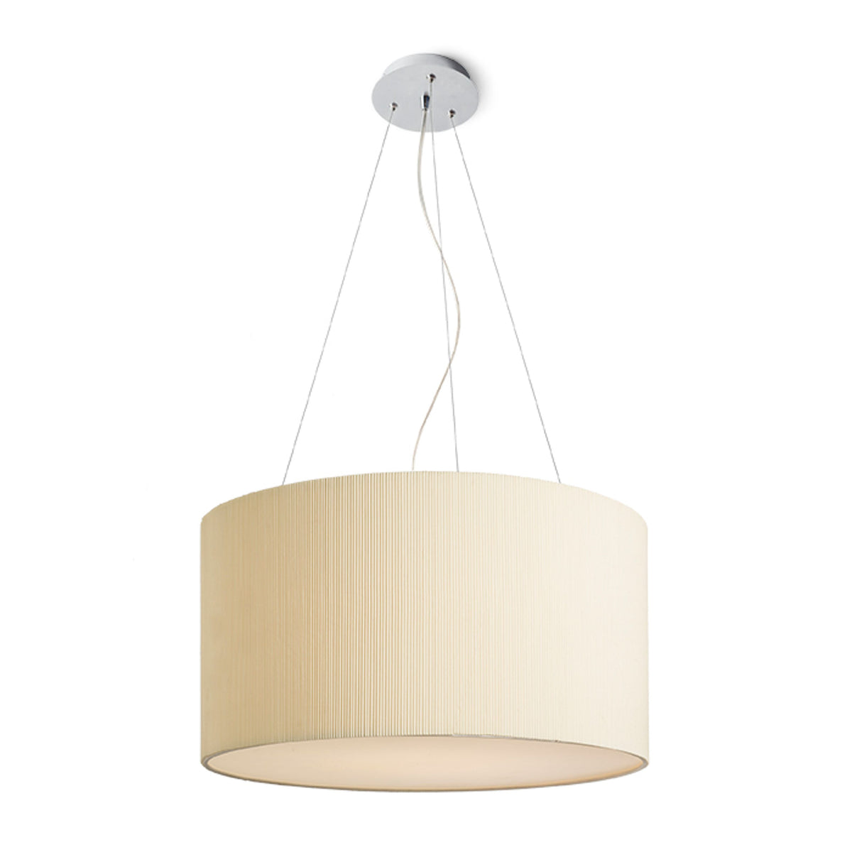 RENDL Outlet LALO 55 pendant cream white matt nickel 230V LED E27 3x15W R10540 1