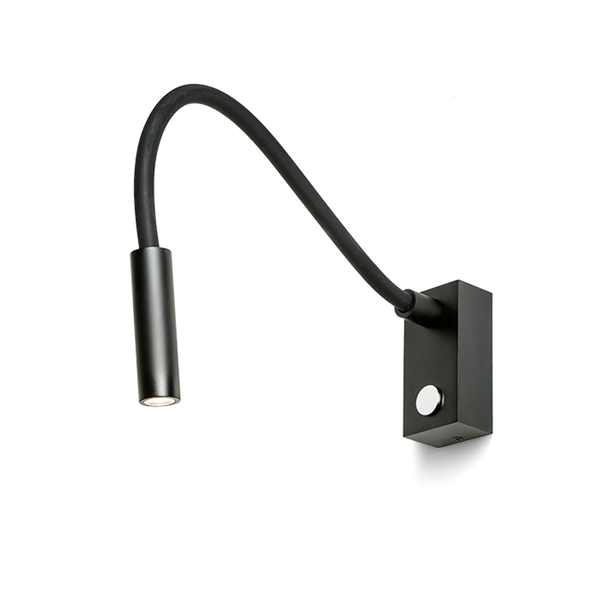 RENDL spotlight AIM on a goose neck black 230V LED 3W 45° 3000K R10541 2