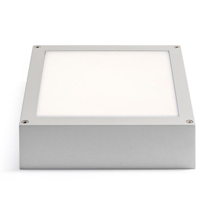 RENDL outdoor lamp SCOTT ceiling silver grey 230V LED 9.8W IP54 3000K R10552 3