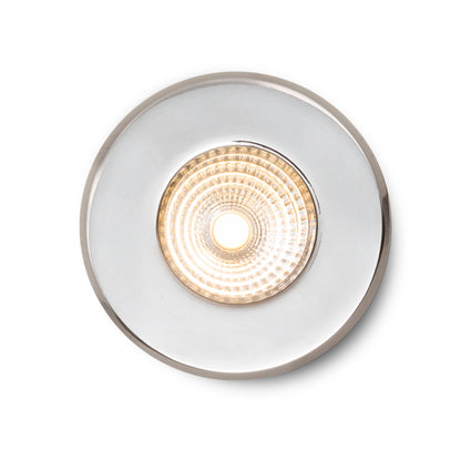RENDL Outlet MERGO R recessed chrome 230V LED 6.5W IP44 3000K R10572 2