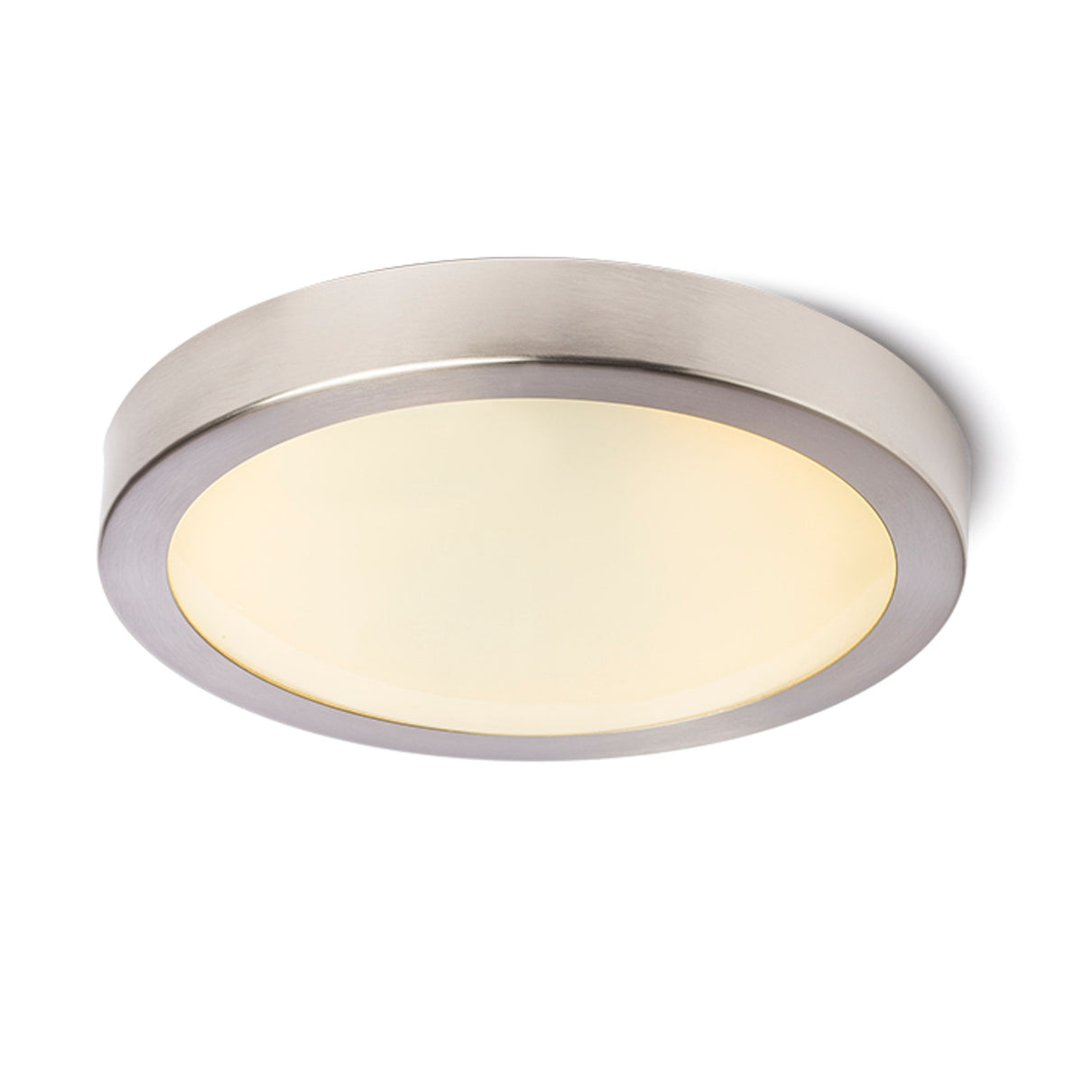 RENDL surface mounted lamp BARRY ceiling matt nickel 230V 2GX13 22W IP44 R10576 1